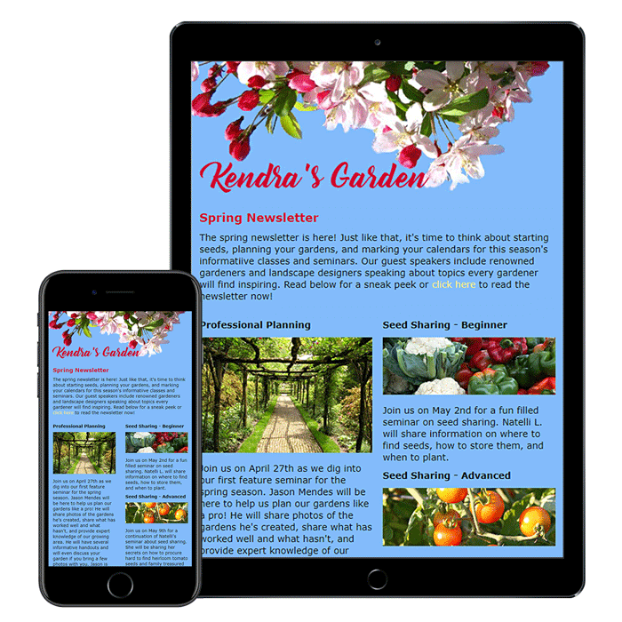 Kendra's Garden email